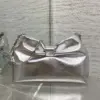 Dior Bow Bag Silver Lambskin product view 3