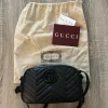 Gucci GG Marmont Matelassé Mini Camera Bag in black product view 1