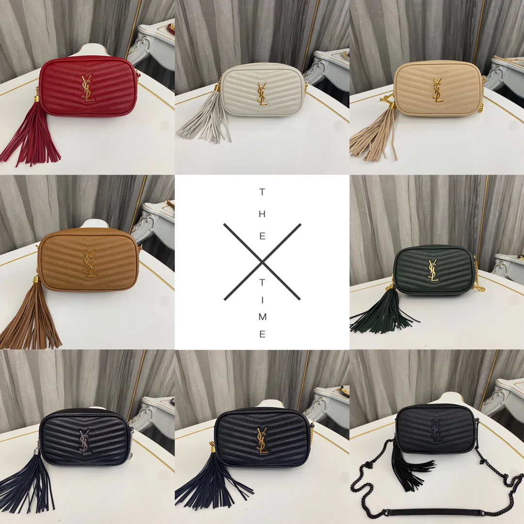 Saint Laurent Lou Mini Bag With Tassel David Jones product view 8
