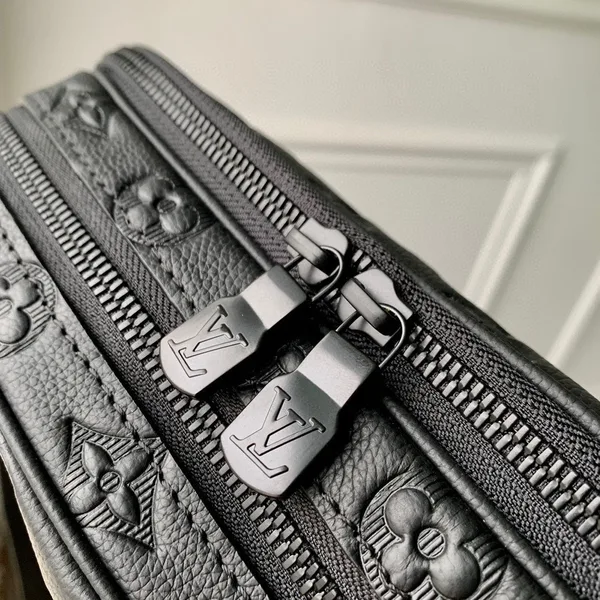 Louis Vuitton Alpha Nano Bag 24 In Black Monogram Shadow Embossed Cowhide product view 9