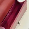 Chanel Boy Medium Handbag Woman’s V-Pattern Red Leather 25 cm product view 6