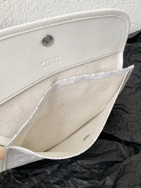 Goyard White Goyardine Canvas & Chevroches Calfskin Saint Louis PM Tote product view 8