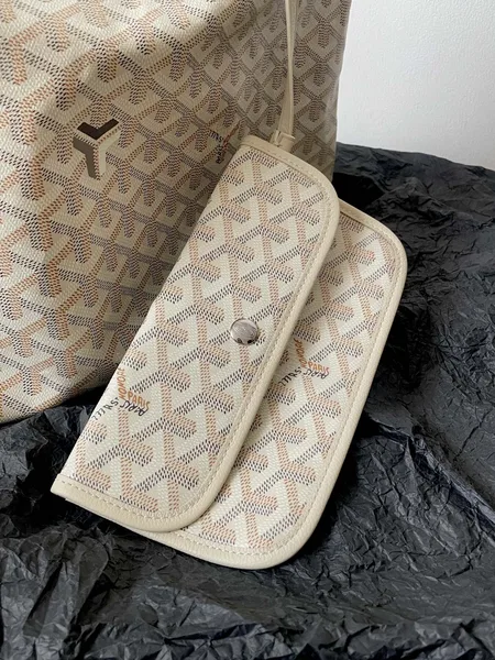 Goyard Goyardine Boheme Hobo White Bag product view 5