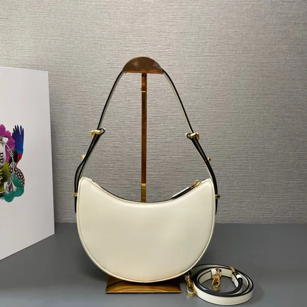 Prada Arque Small Leather Shoulder Bag product view 9
