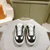 Louis Vuitton Women Black and White Sneakers — Round-Toe Low-Top Style product view 1