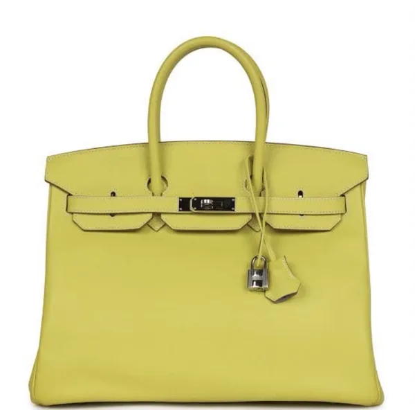 Hermès Birkin 35 Lime togo leather Bag product photo