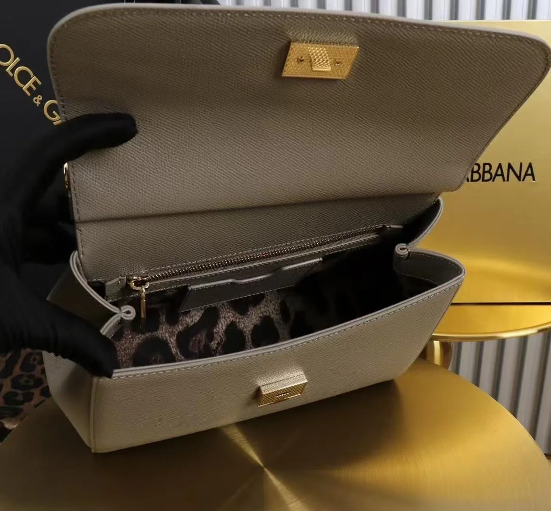 Dolce & Gabbana Small Sicily handbag in dauphine calfskin product view 4