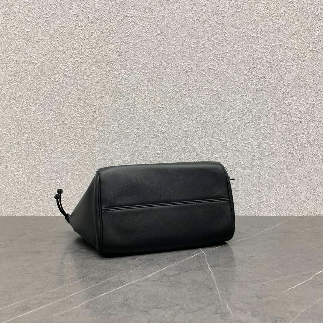 Celine Cabas Black Handbag Soft Leather 22x17x15cm product view 4