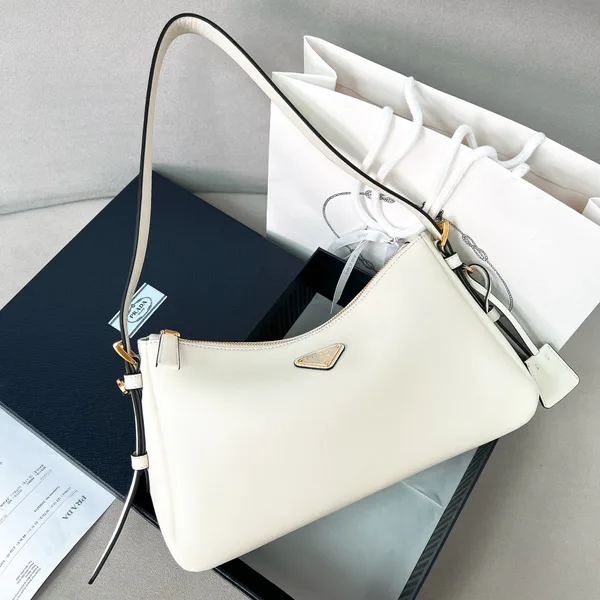 Prada Medium Aimée Shoulder Bag | White product photo