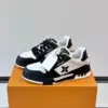 Louis Vuitton Men Black and White Sneakers — Monogram Side Panels product view 3