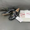 Valentino Women Black Fringe Loafers with Block Heel product view 2