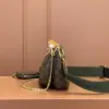 Louis Vuitton Multi Pochette Bag Brown Monogram with Green Strap product view 6