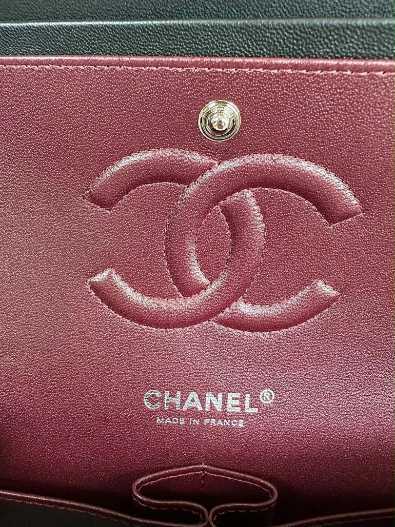 Chanel Classic Flap Medium Lambskin Silver Hardware Bag product view 4