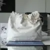 Chanel Handbag 22 Shopping Woman’s White Smooth Leather 35 cm product view 8