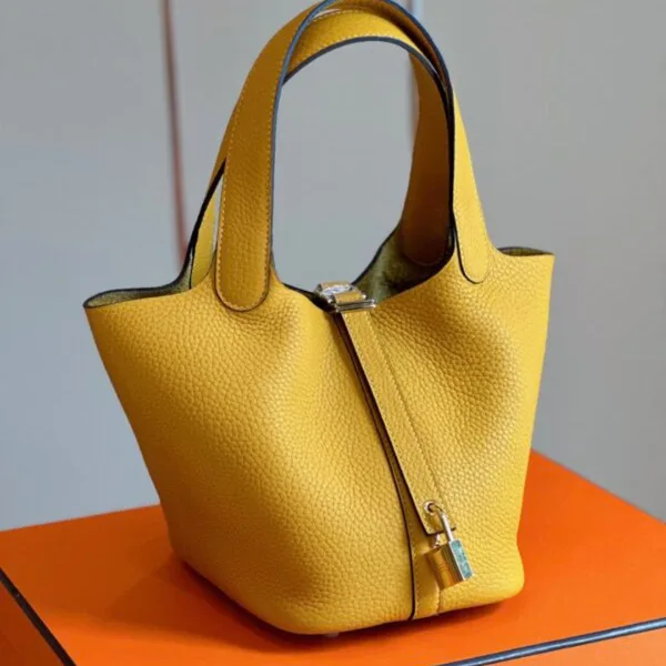 Hermès Picotin 18 Yellow Togo leather Gold Hardware Bag product photo
