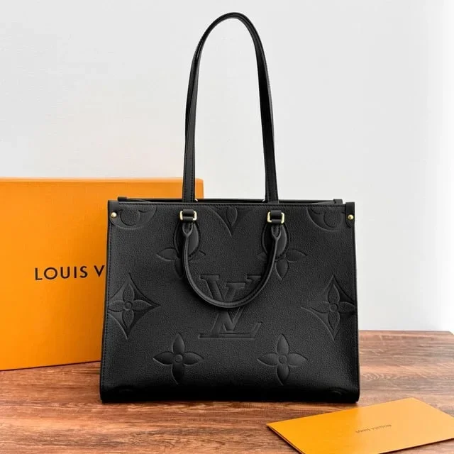 Louis Vuitton Black Empreinte Monogram Giant Onthego MM Bag product view 2