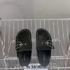 Hermès Women Black Suede Buckle Mules product view 6
