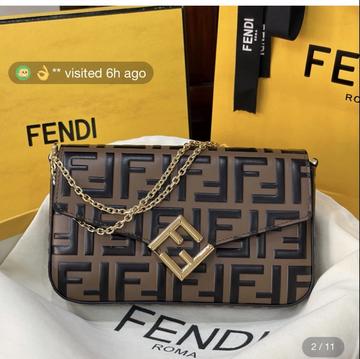 Fendi FF Diamonds Wallet on Chain Bag product view 1