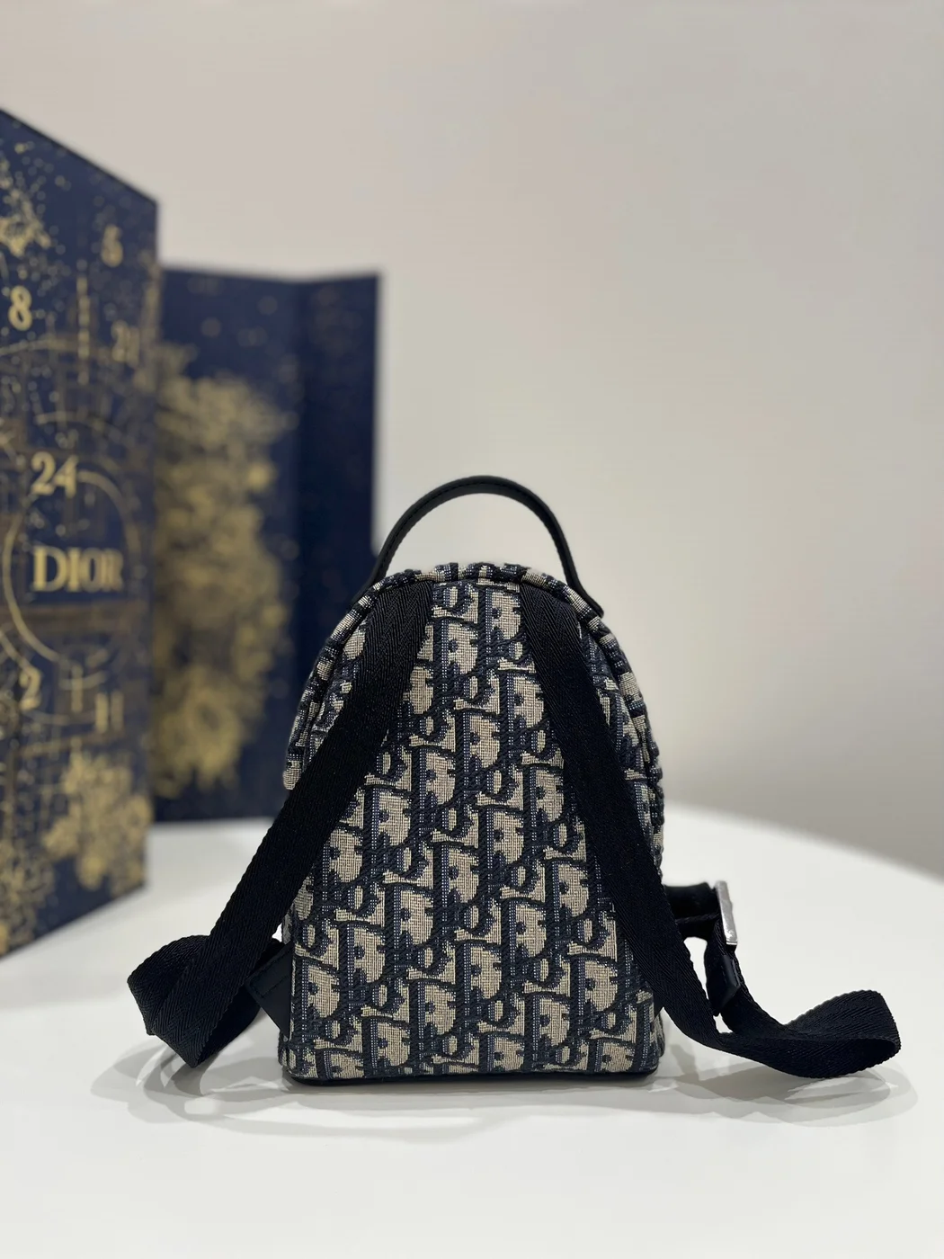 Dior Mini Bag – Oblique Pattern Fabric (24x10x16cm) product view 7