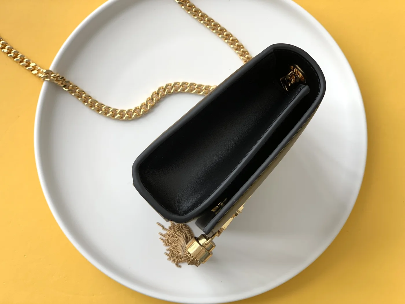 Saint Laurent Black Leather Small Kate Tassel Crossbody Bag product view 4