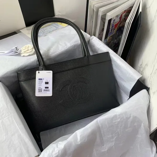 Chanel Vintage Classic Handbags Black Woman’s 30x21x8cm product photo