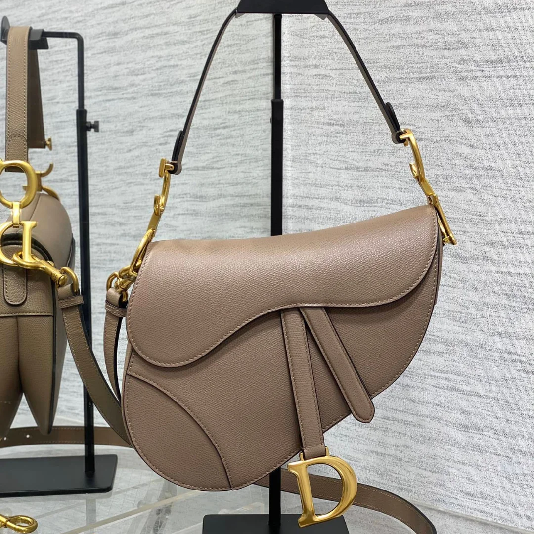 Dior Saddle Bag in Brown Gold Hardware product view 1