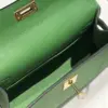 Hermès Minikelly 20 Green Gold Hardware Bag product view 9