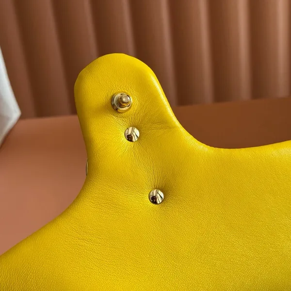 Gucci GG Marmont Bag 26 In Yellow Lambskin product view 5