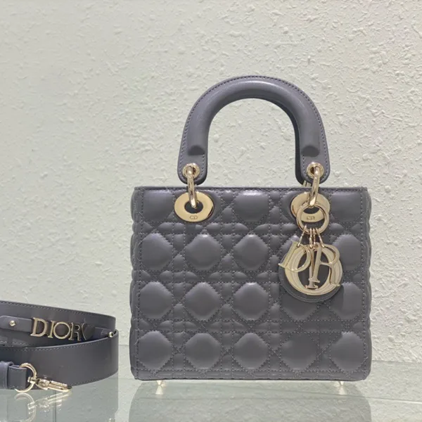 Dior Lady Abc Gray Handbag 20 cm product photo