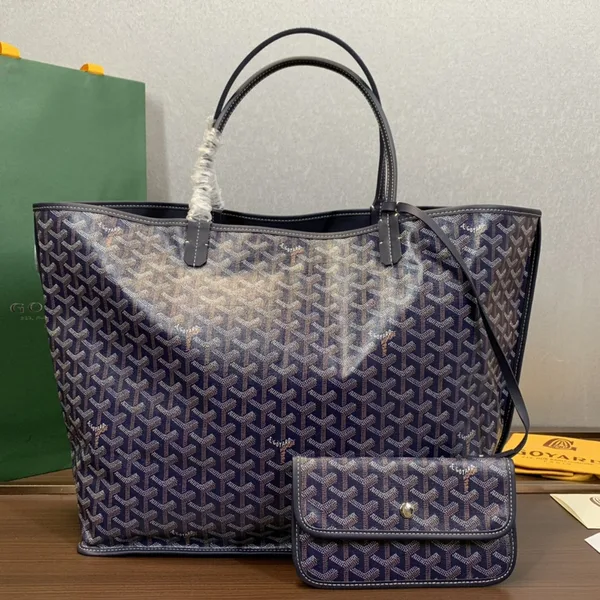 Goyard Navy Blue Anjou GM Tote bag product photo