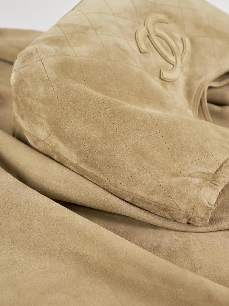 Chanel Suede Quilted Neo Cabas Shopping Tote product view 5