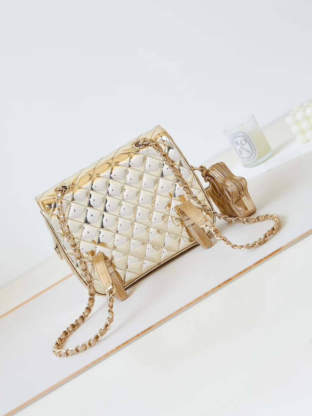 Chanel 24C gold mirror star Bag product view 4