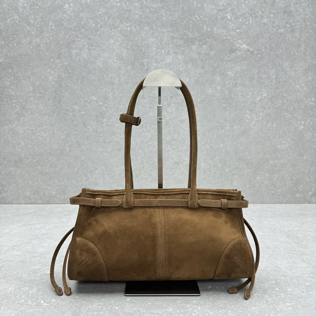 Prada Bonnie medium suede handbag for Women product view 3