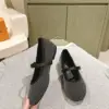Louis Vuitton Women Black Polka Dot Fabric Mary Janes product view 4