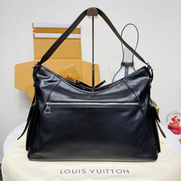 Louis Vuitton CarryAll Travel Bag in Black product view 4