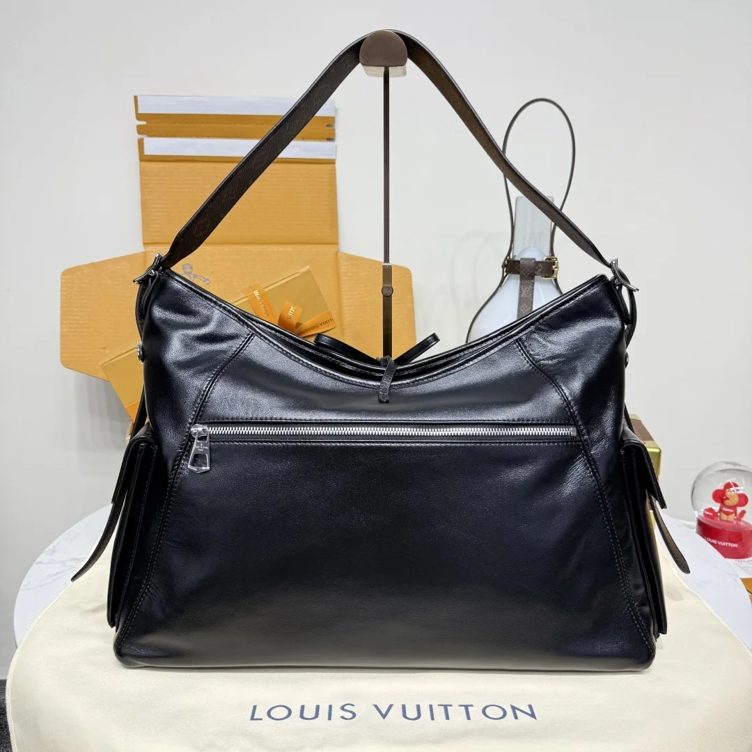 Louis Vuitton CarryAll Travel Bag in Black product view 4