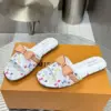 Louis Vuitton Women White Leather Multicolor Monogram Mules product view 5