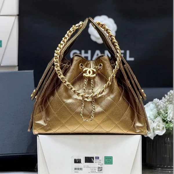 Chanel 25 Handbag 30 In Golden Brown With Gold Hardware product photo