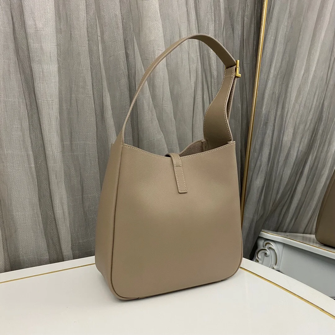 Saint Laurent Le 5 à 7 Supple Hobo Bag Beige Color product view 2