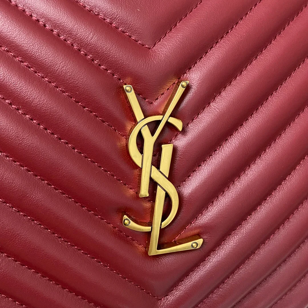 Saint Laurent Lou Medium Saint Laurent Camera Bag with Pocket and Tassel in Quilted Leather product view 5