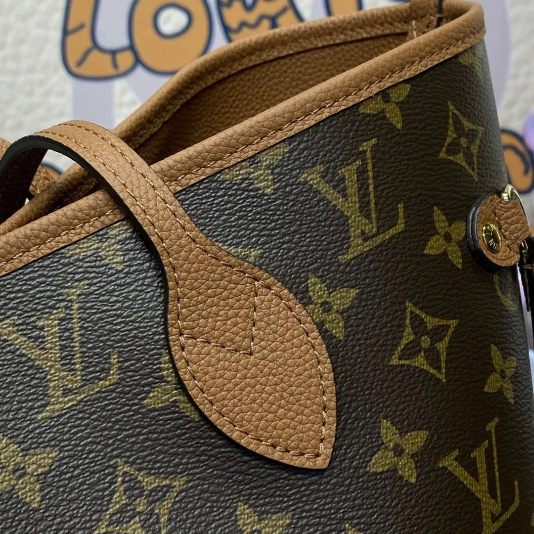 Louis Vuitton M12061 Reversible Neverfull Inside Out MM Bag Brown product view 4