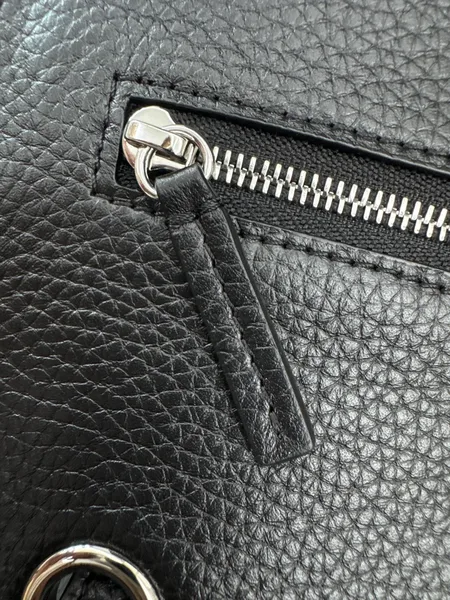 Chanel Maxi Flap 38 Black Silver Hardware Bag product view 2