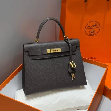 Hermès 28 cm In Ebene Epsom Gold Hardware Bag product photo