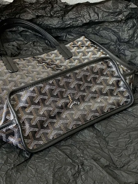 Goyard Goyardine Reversible Mini Anjou Black 1661918 Bag product view 3