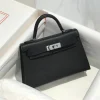 Hermès Mini 20 Black Epsom Silver Hardware Bag product view 1