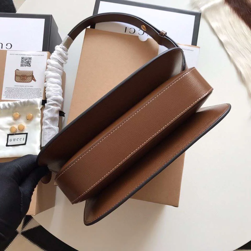 Gucci 1955 Horsebit Bag Women’s Brown Smooth Leather 25 cm product view 7