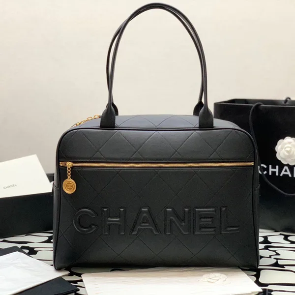 Chanel Shopping Bag Handbags Woman’s Braille Pattern 30x45x15cm product photo