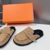 Hermès Women Suede Buckle Mules — Tan Brown product view 4