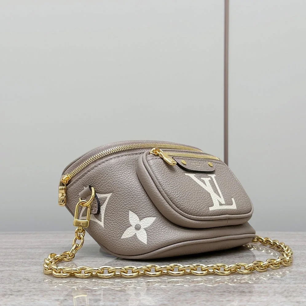 Louis Vuitton Mini Bumbag — Taupe and Cream Monogram product view 5