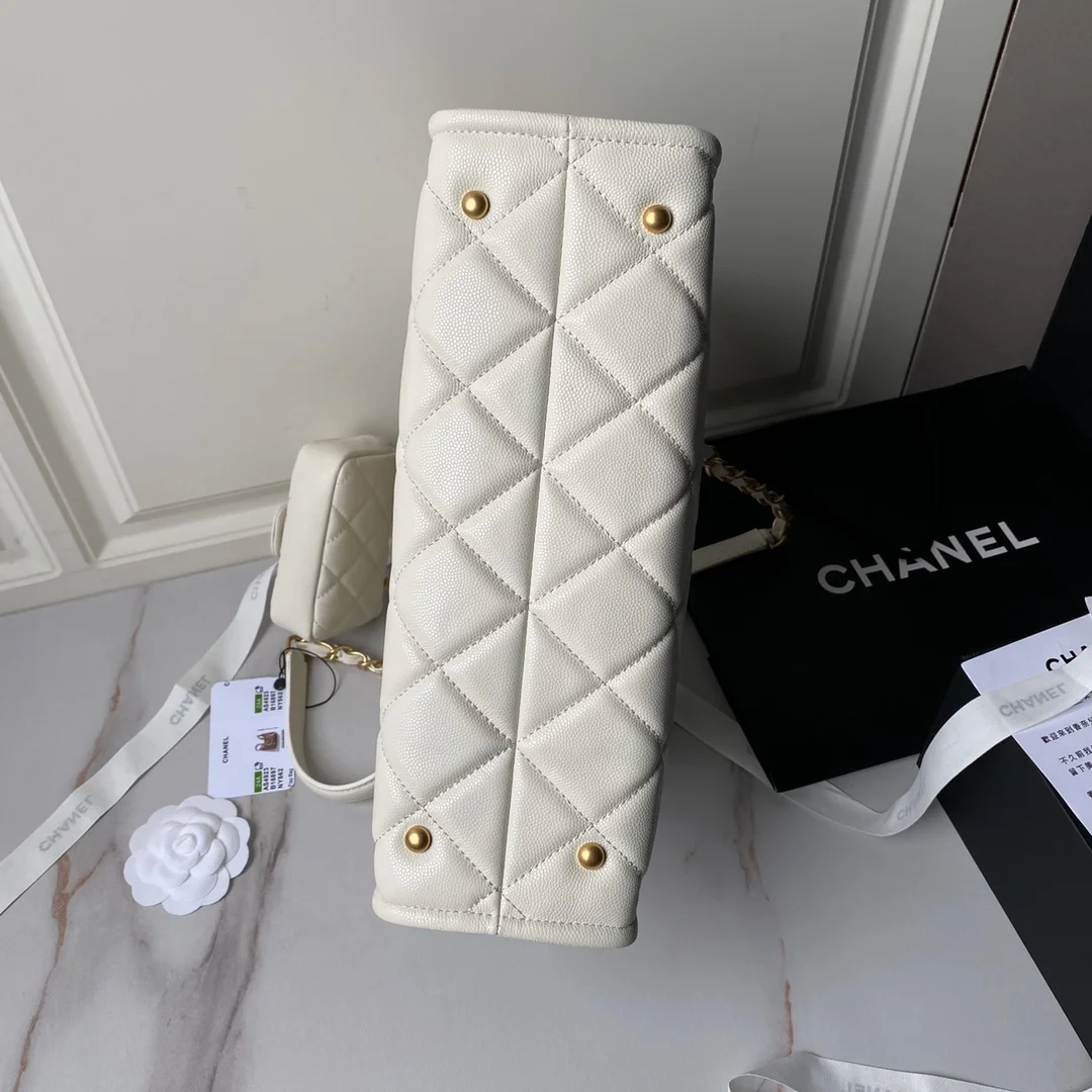 Chanel Small Tote White product view 2